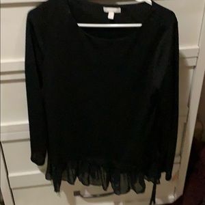 Black Blouse for work